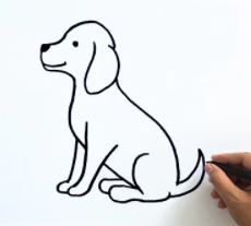 How to Draw a Dog Easy - 4 Different Ways
